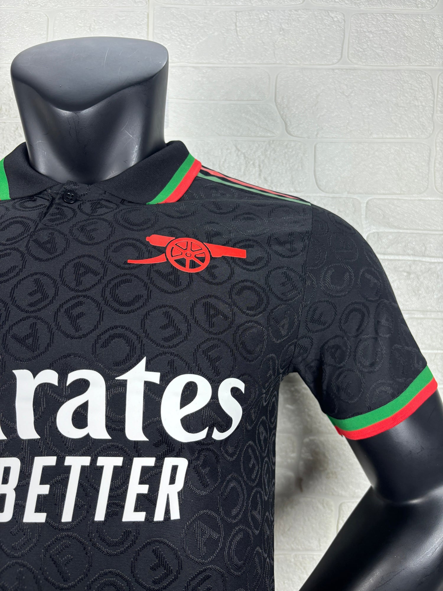 2025-26 Arsenal Special Edition Black Player Version Jersey