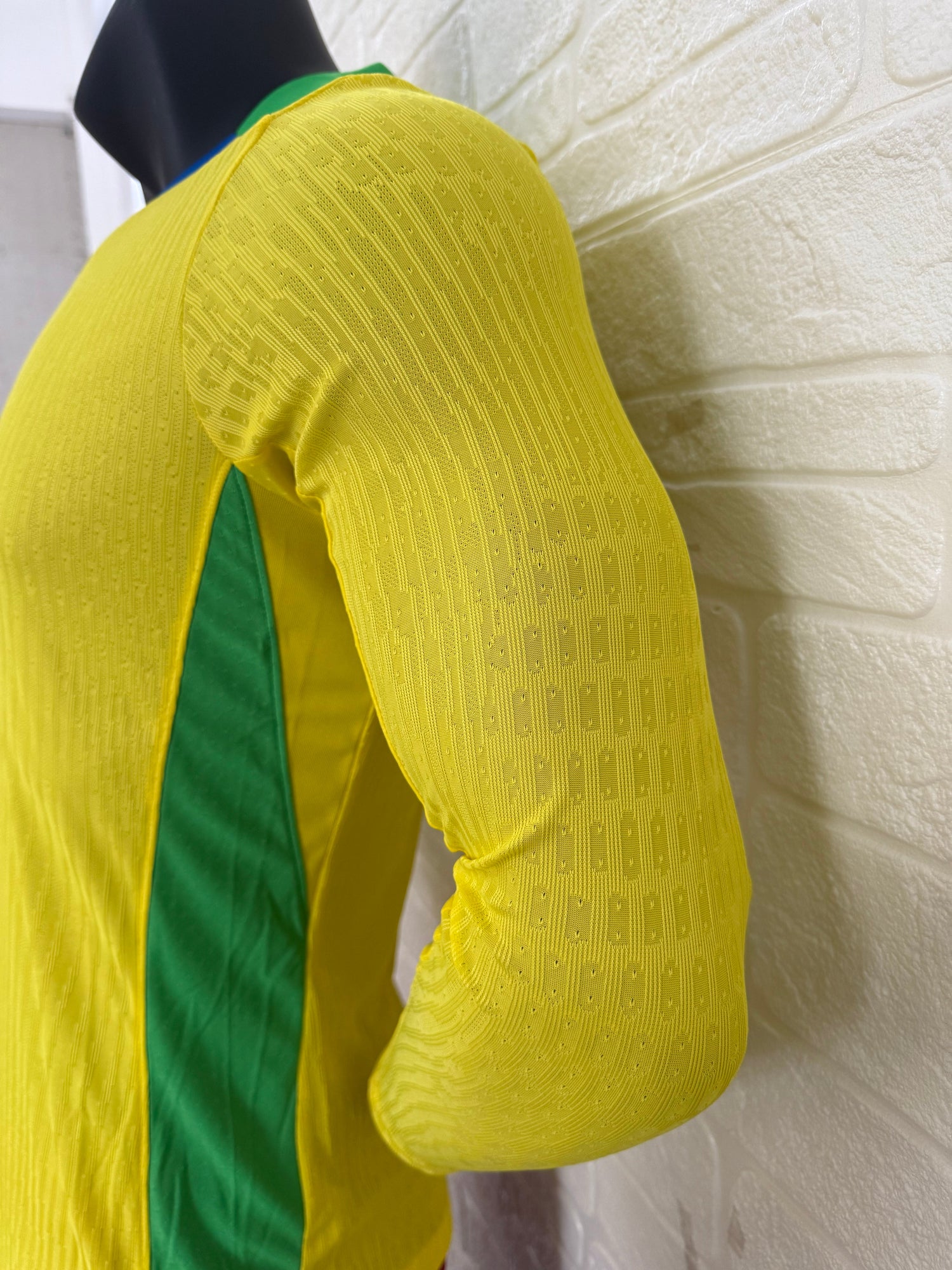 2025-26 Brazil Home Long Sleeve Player Version Jersey
