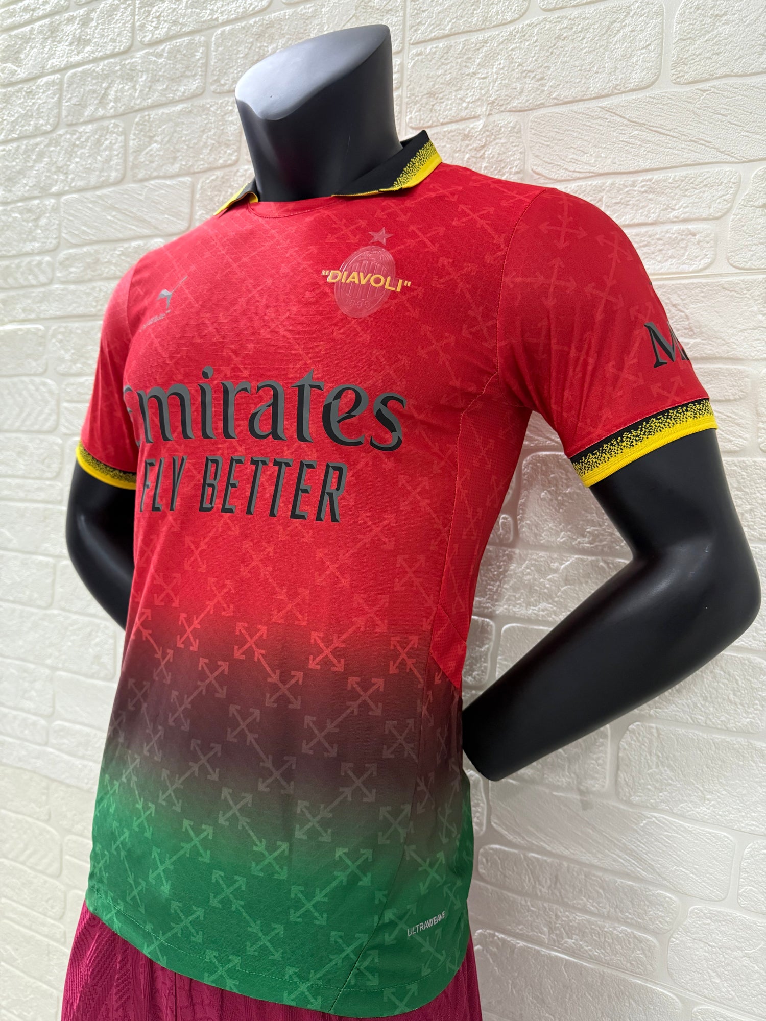 2025-26 AC Milan Joint Edition Red Player Version Jersey
