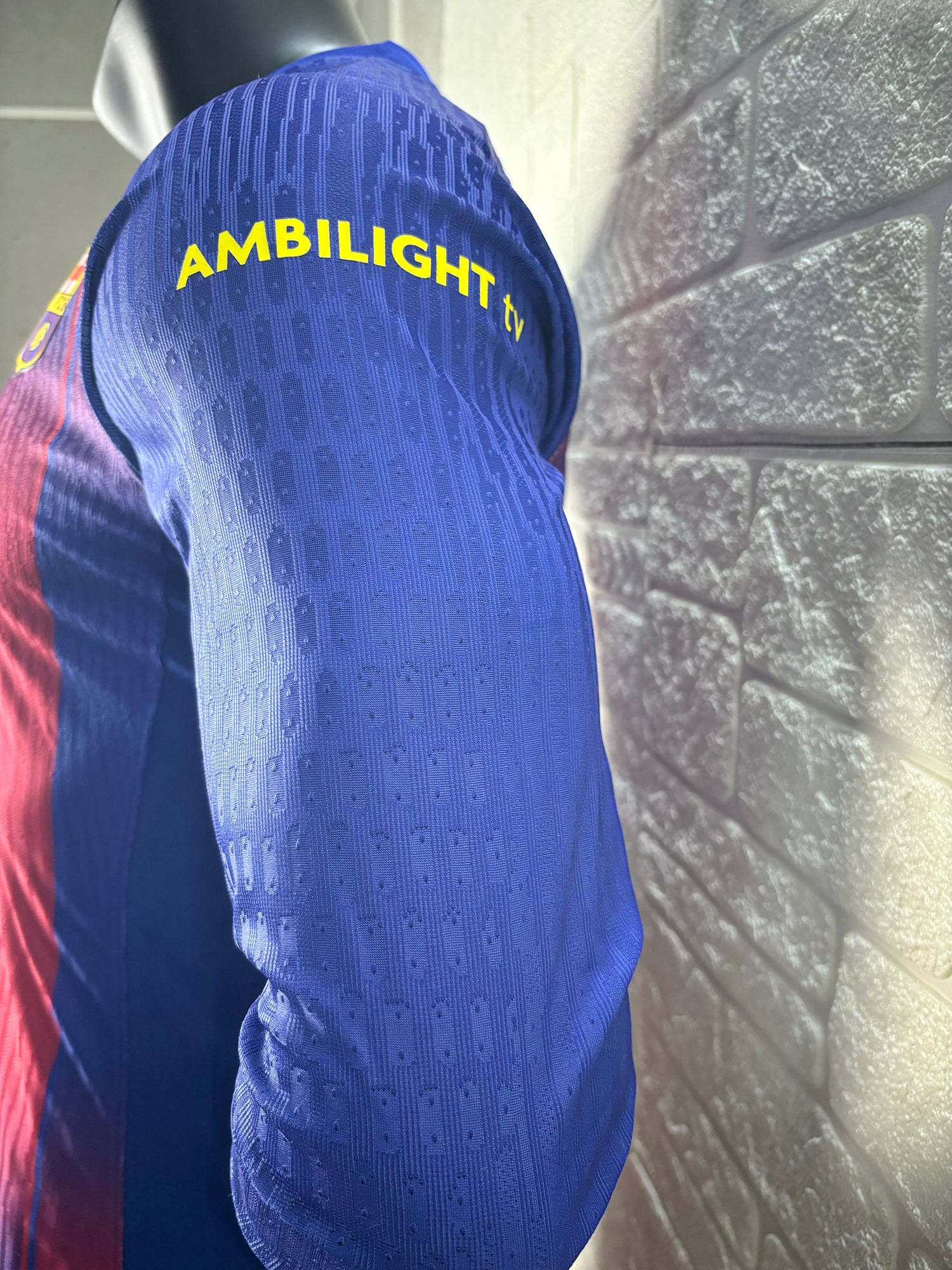 2025-26 FC Barcelona Home Long Sleeve Player Version Jersey