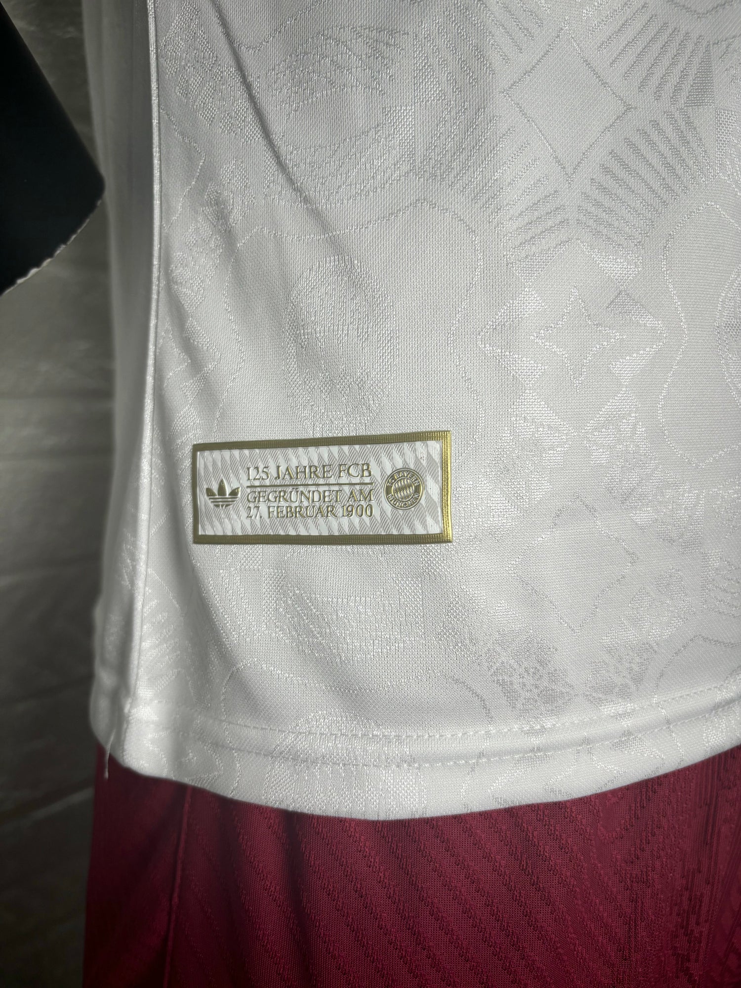 2025-26 Bayern Munich 125th Anniversary Edition White Player Version Jersey