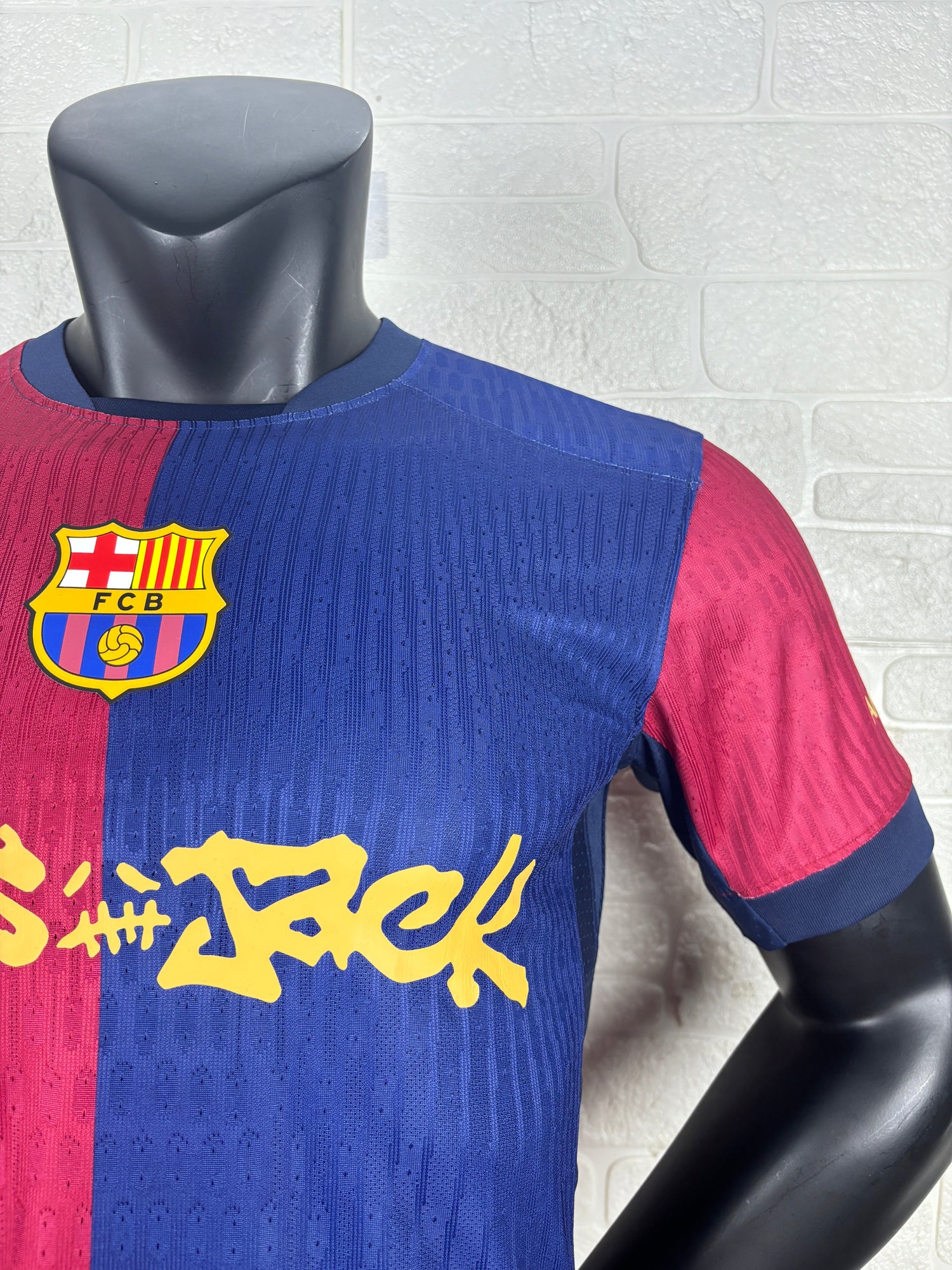2025-26 FC Barcelona Scott Edition Home Player Version Jersey