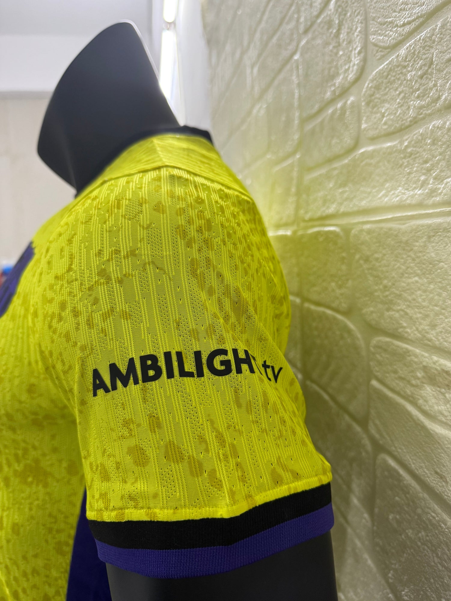 2025-26 FC Barcelona Yellow Player Version Jersey