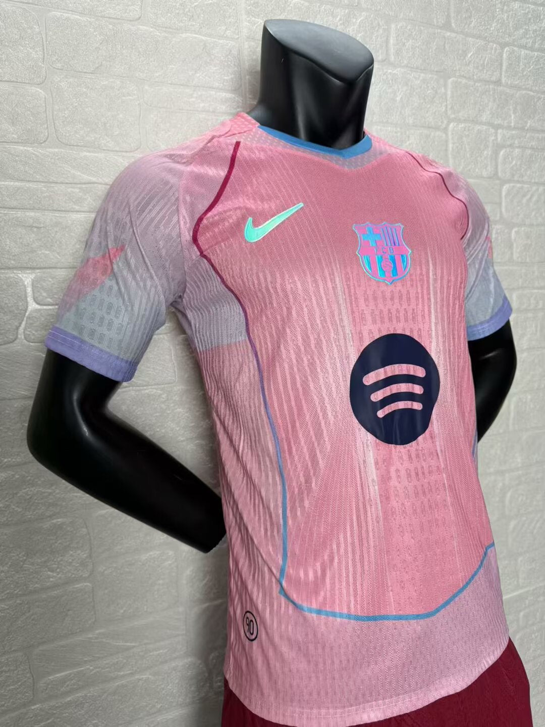 2025-26 FC Barcelona Special Edition Pink Player Version Jersey