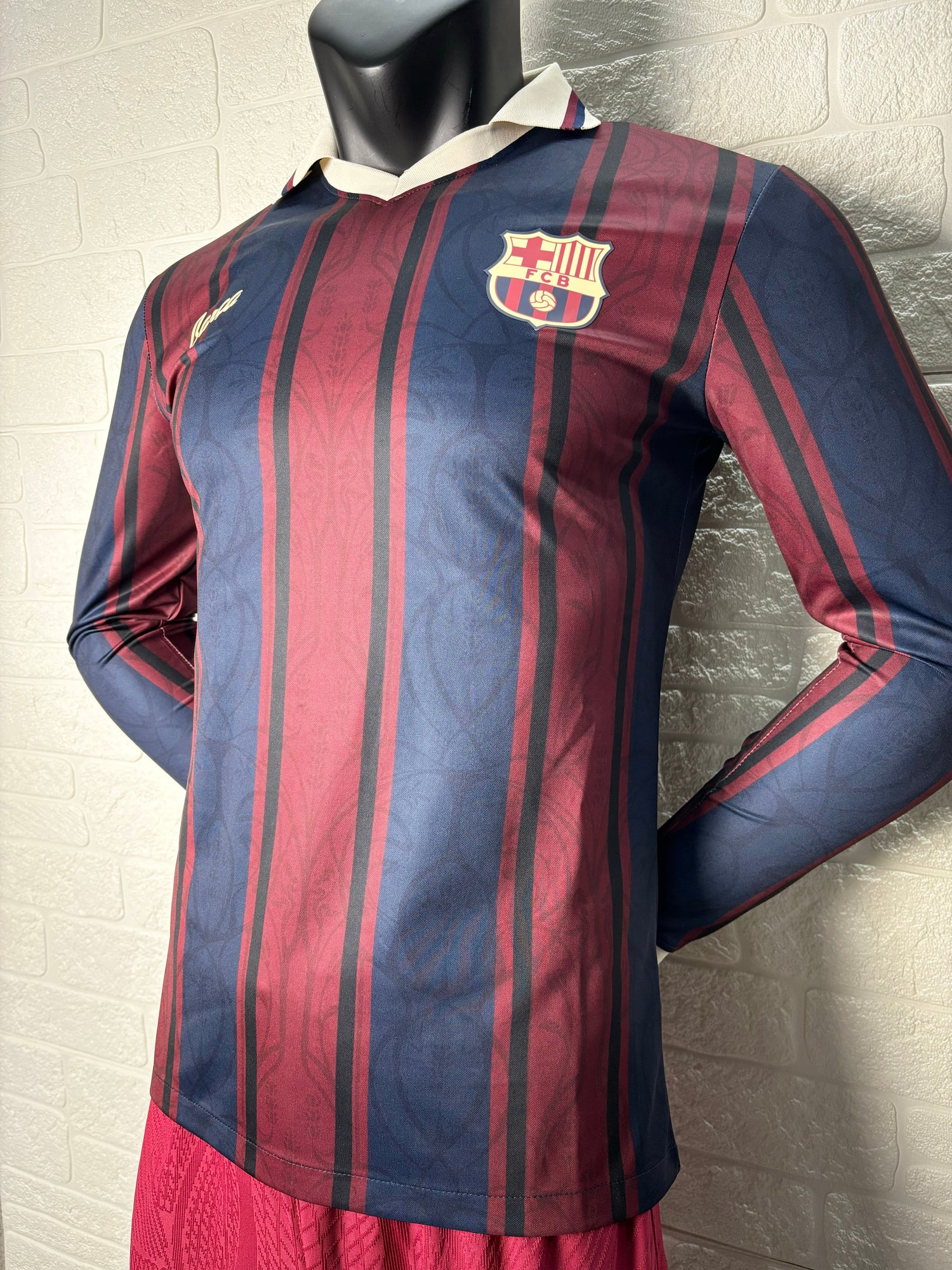 2025-26 Barcelona 125th Anniversary Player Version Long Sleeve