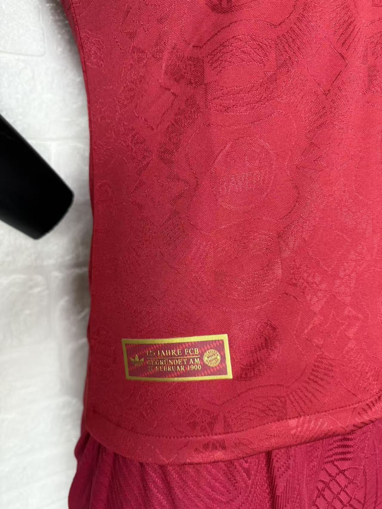2025-26 Bayern Munich 125th Anniversary Red Player Version Jersey