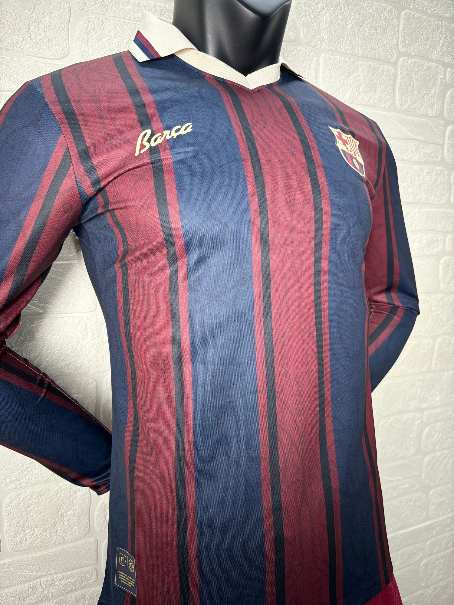 2025-26 Barcelona 125th Anniversary Player Version Long Sleeve