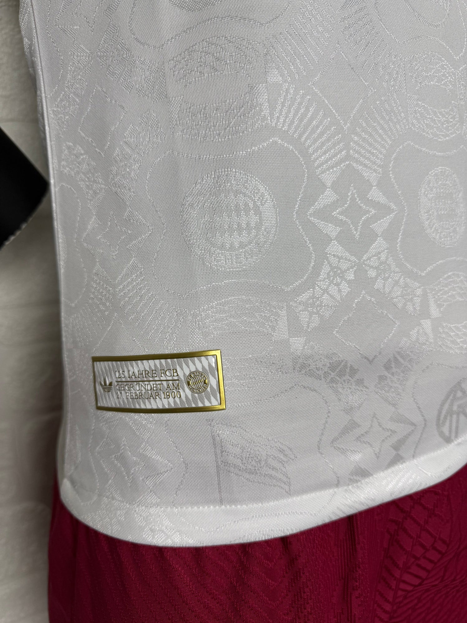 2025-26 Bayern Munich 125th Anniversary Edition White Player Version Jersey