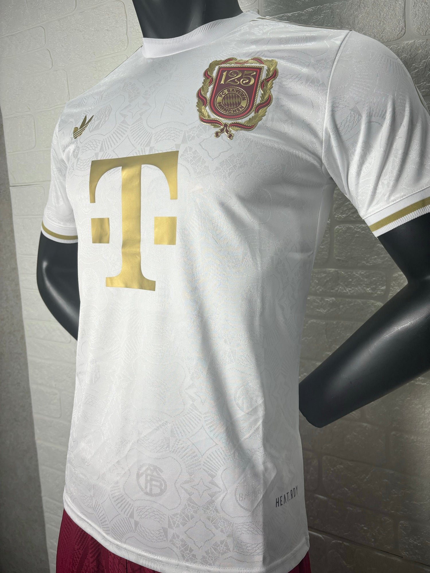 2025-26 Bayern Munich 125th Anniversary Edition White Player Version Jersey