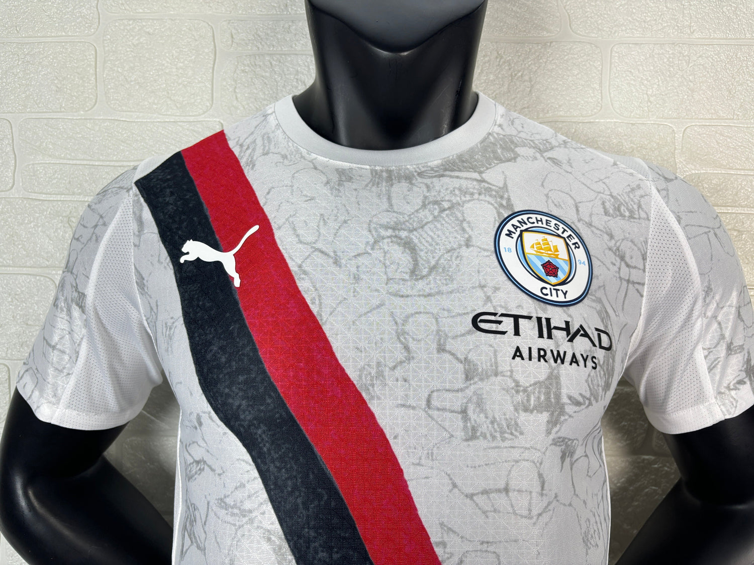 2025-26 Manchester City Player Version Away Games Jersey