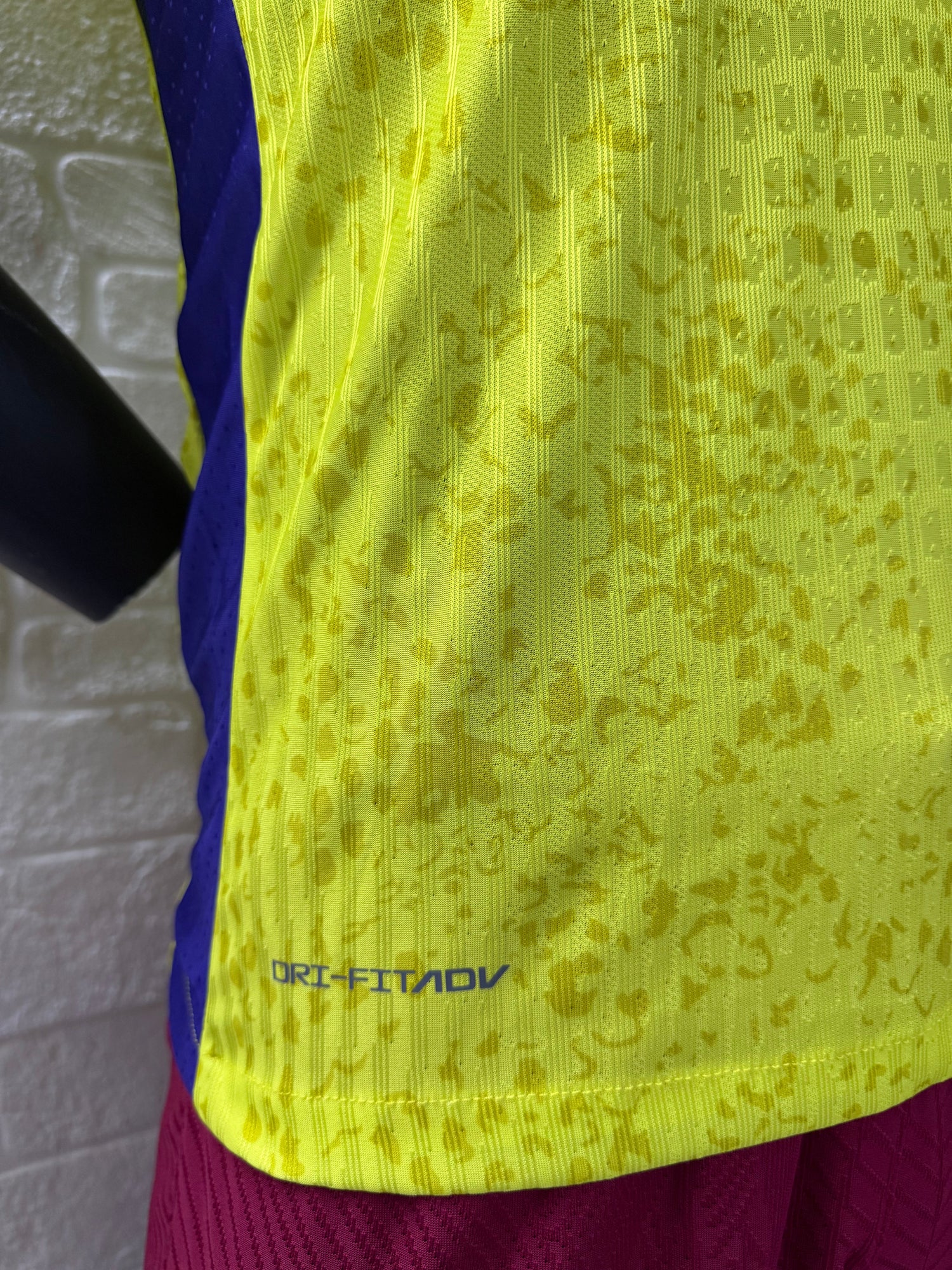 2025-26 FC Barcelona Yellow Player Version Jersey