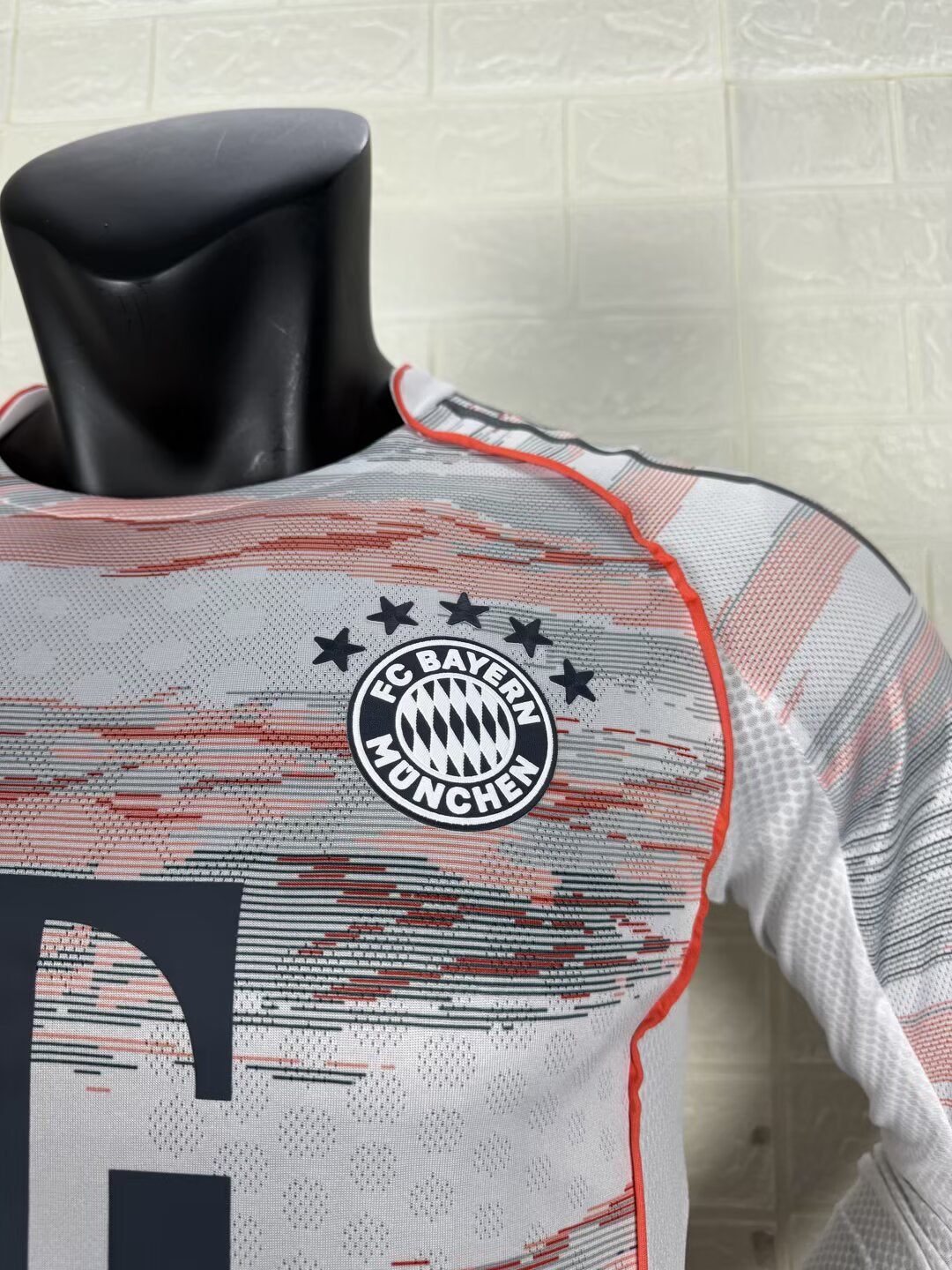 2025-26 Bayern Munich Away Long Sleeve Player Version Jersey