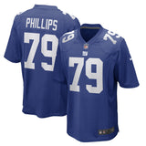 Tyre Phillips New York Giants Nike Game   Jersey - Royal