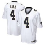 Derek Carr New Orleans Saints Nike Game   Jersey - White