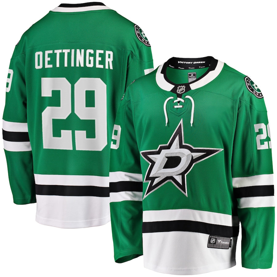 Jake Oettinger Dallas Stars   Home Breakaway  Jersey - Kelly Green