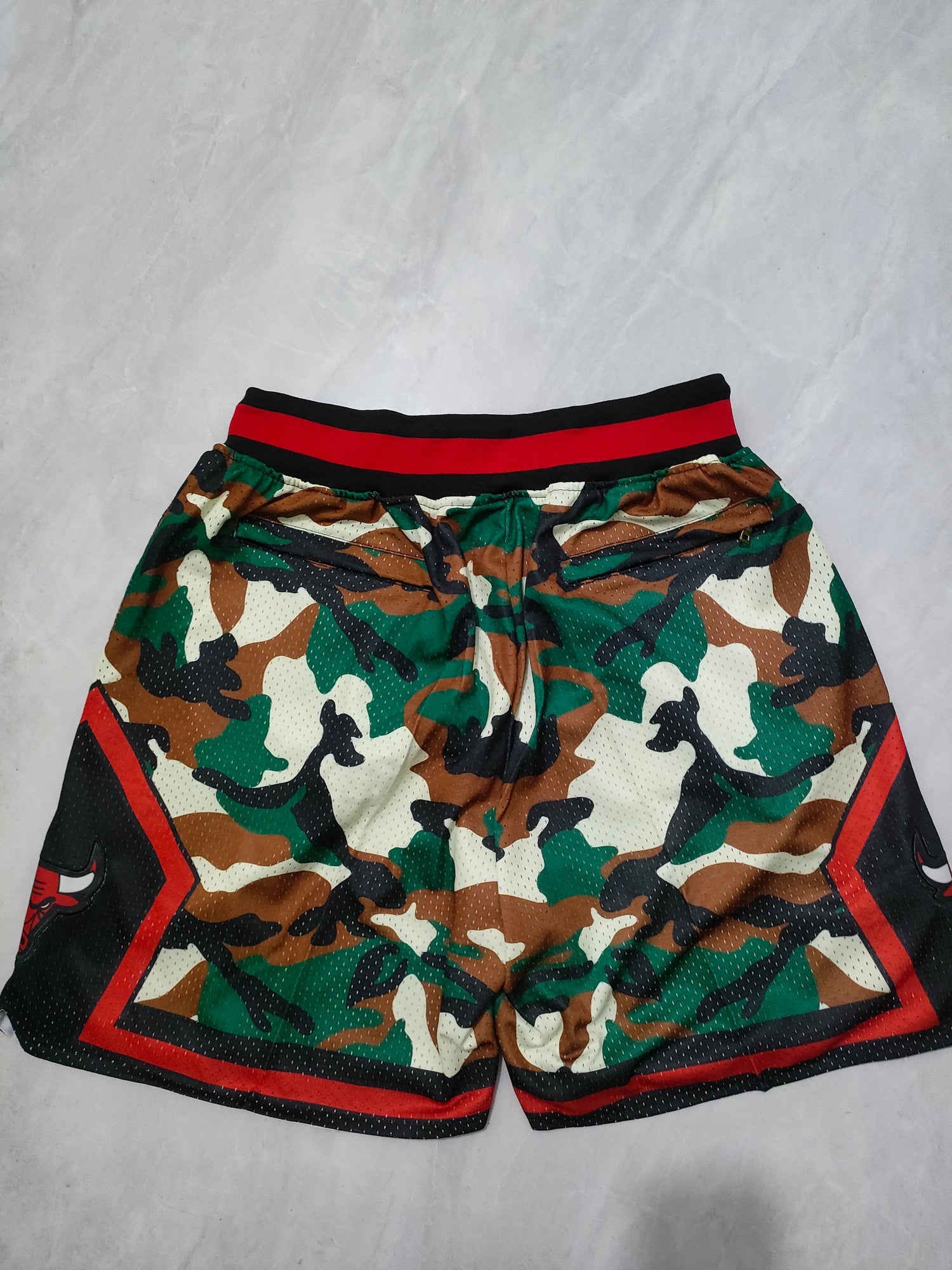 JUST DON Chicago Bulls Camouflage Pocket Shorts