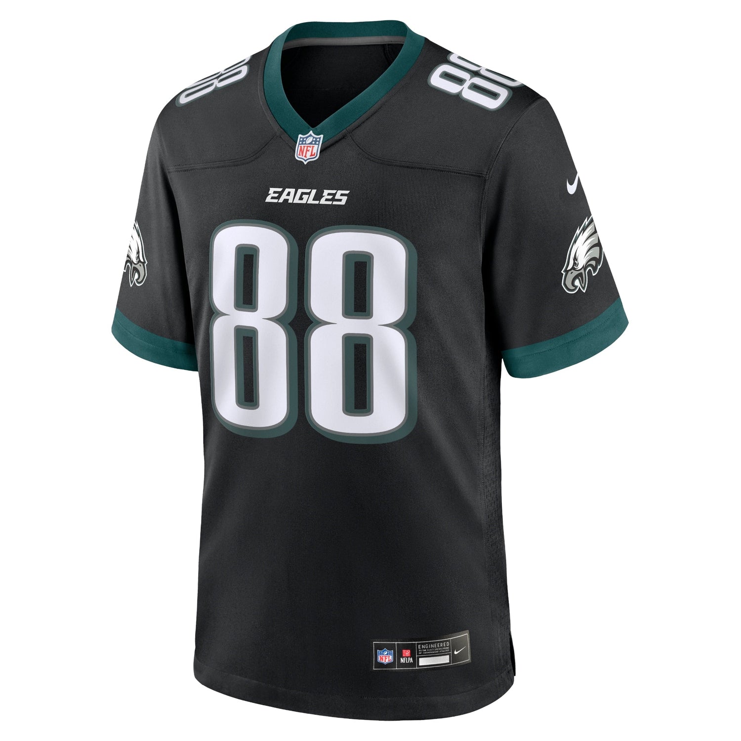 Dallas Goedert Philadelphia Eagles Nike Alternate Game Jersey - Black