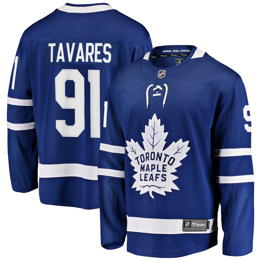 John Tavares Toronto Maple Leafs  Home Premier Breakaway  Jersey - Blue