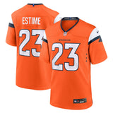 Audric Estime Denver Broncos Nike Team Game Jersey -  Orange