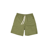 New Era Branded Loose Military Green Bark Shorts
