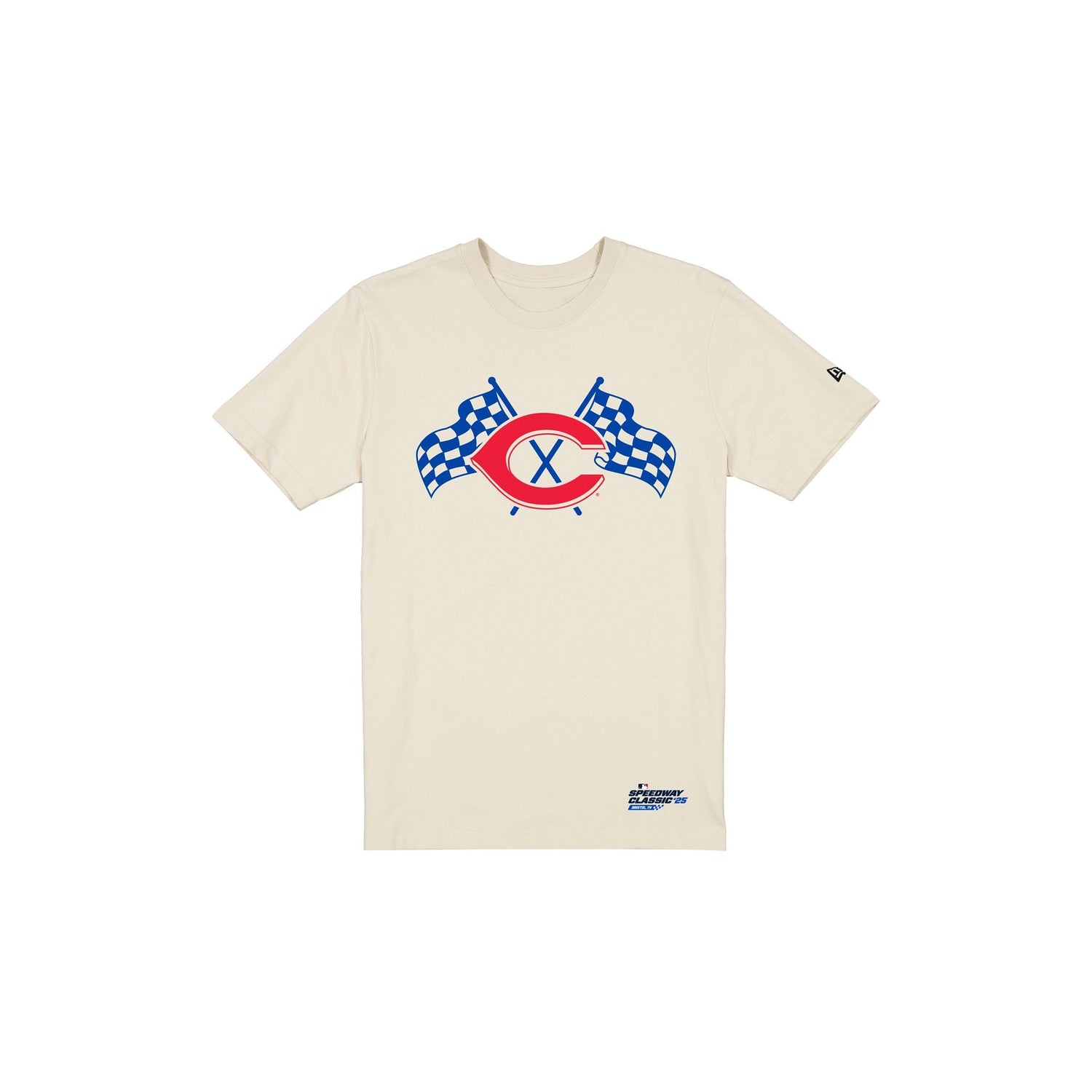 Cincinnati Reds Speedway Classic White T-Shirt