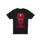 Philadelphia Phillies Red October Black T-Shirt