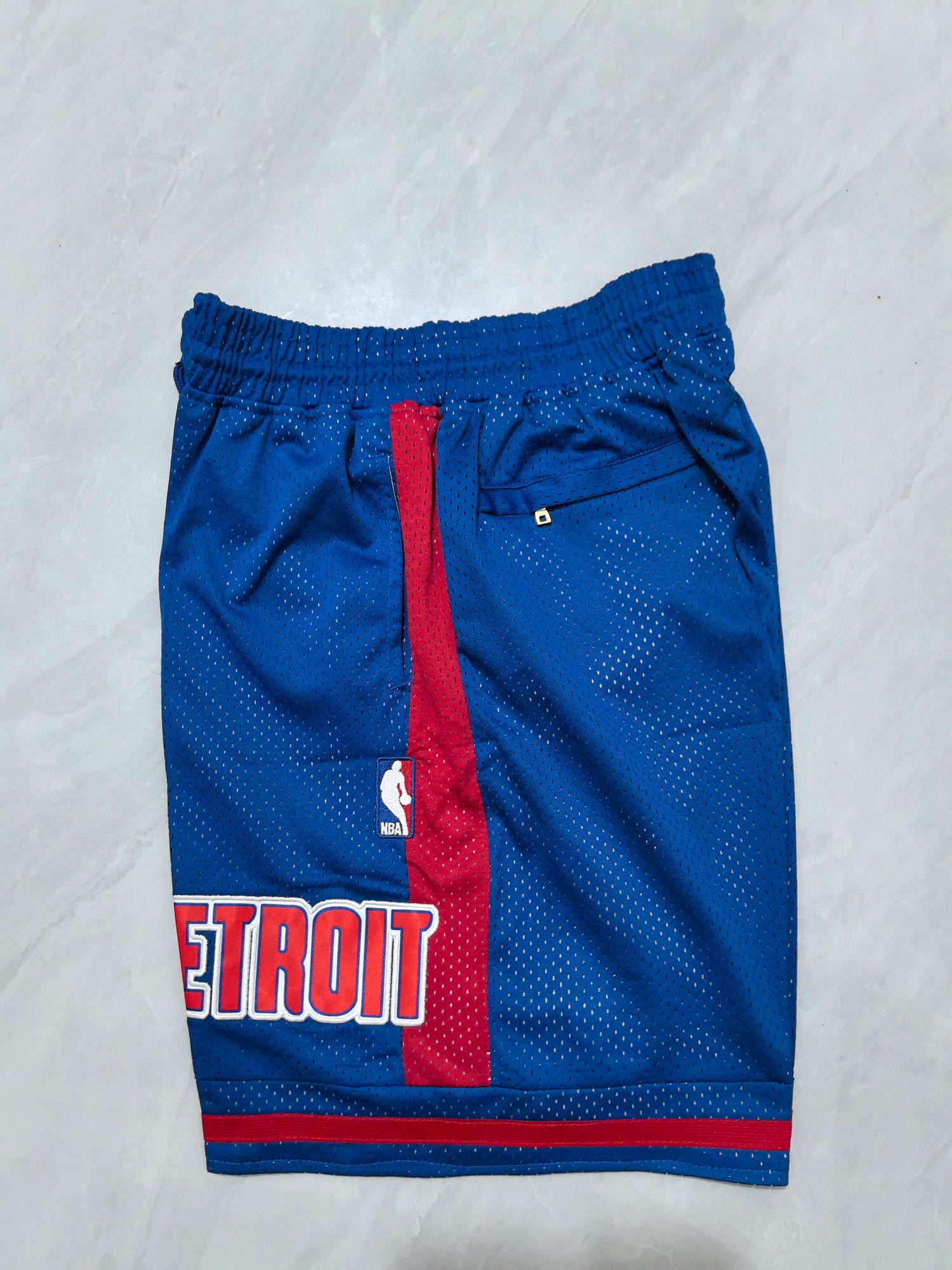 JUST DON Detroit Pistons Pocket Shorts