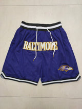 JUST DON Baltimore Ravens Pocket Shorts