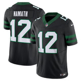 Joe Namath New York Jets Nike Alternate Vapor F.U.S.E. Limited Jersey  - Legacy Black