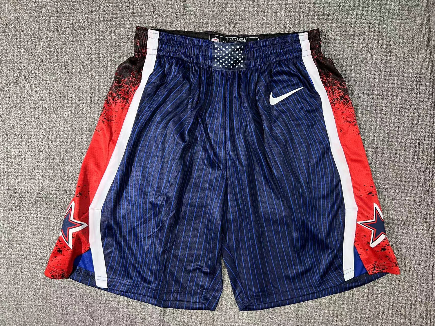 24 Olympics USA Team Blue Shorts