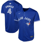 Youth Toronto Blue Jays George Springer Nike Royal Alternate Limited Player Jersey