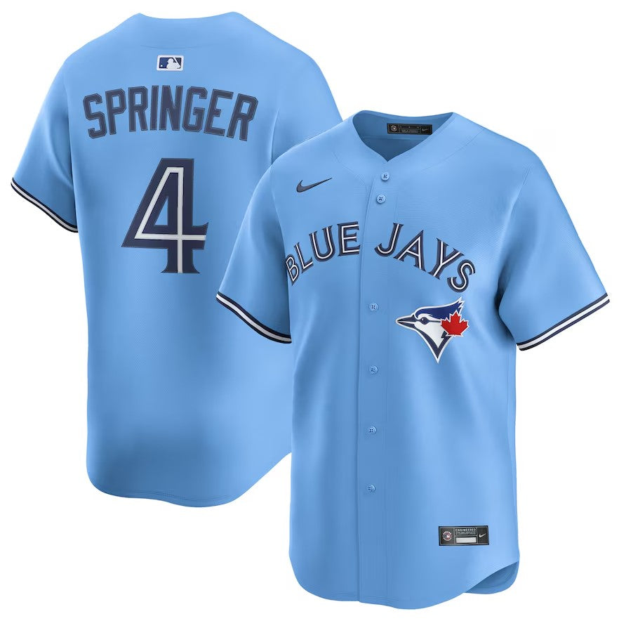 Youth Toronto Blue Jays George Springer Nike Powder Blue Alternate Limited Player Jersey