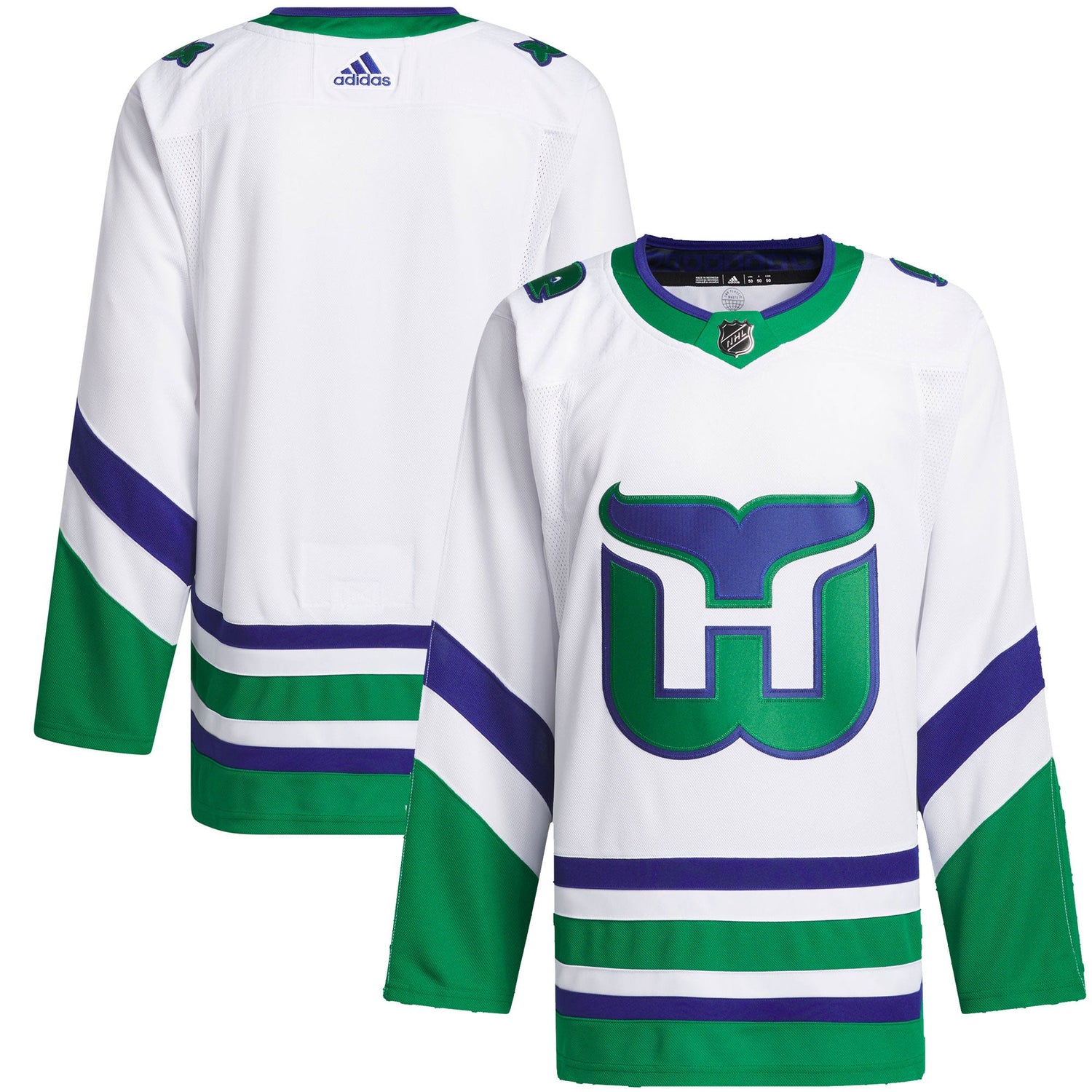 Carolina Hurricanes   Whalers Primegreen   Jersey - White