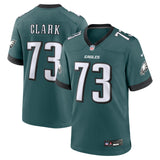 Le'Raven Clark Philadelphia Eagles Nike Team Game Jersey - Midnight Green