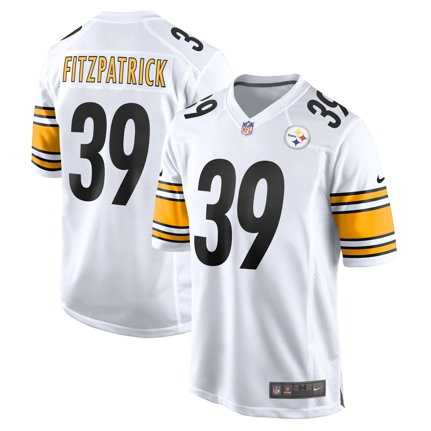 Minkah Fitzpatrick Pittsburgh Steelers Nike Game   Jersey - White