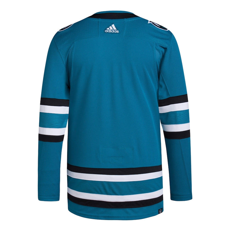 Men's San Jose Sharks adidas Teal Home Primegreen Authentic Jersey