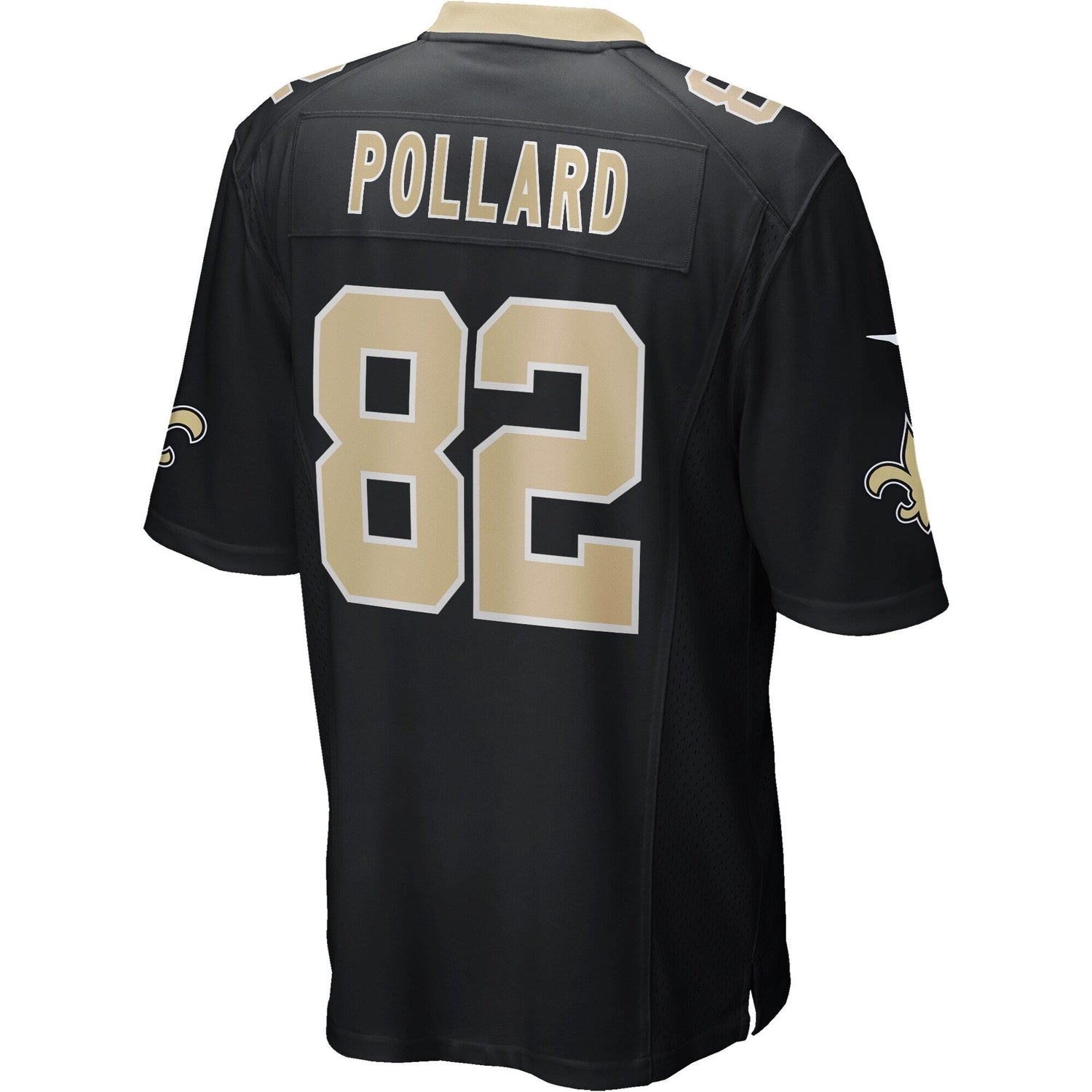 Bob Pollard New Orleans Saints Nike Game Retired   Jersey - Black