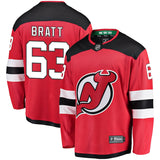 Jesper Bratt New Jersey Devils   Home Breakaway  Jersey - Red