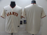 Men's San Francisco Giants Cream Home Blank Jersey