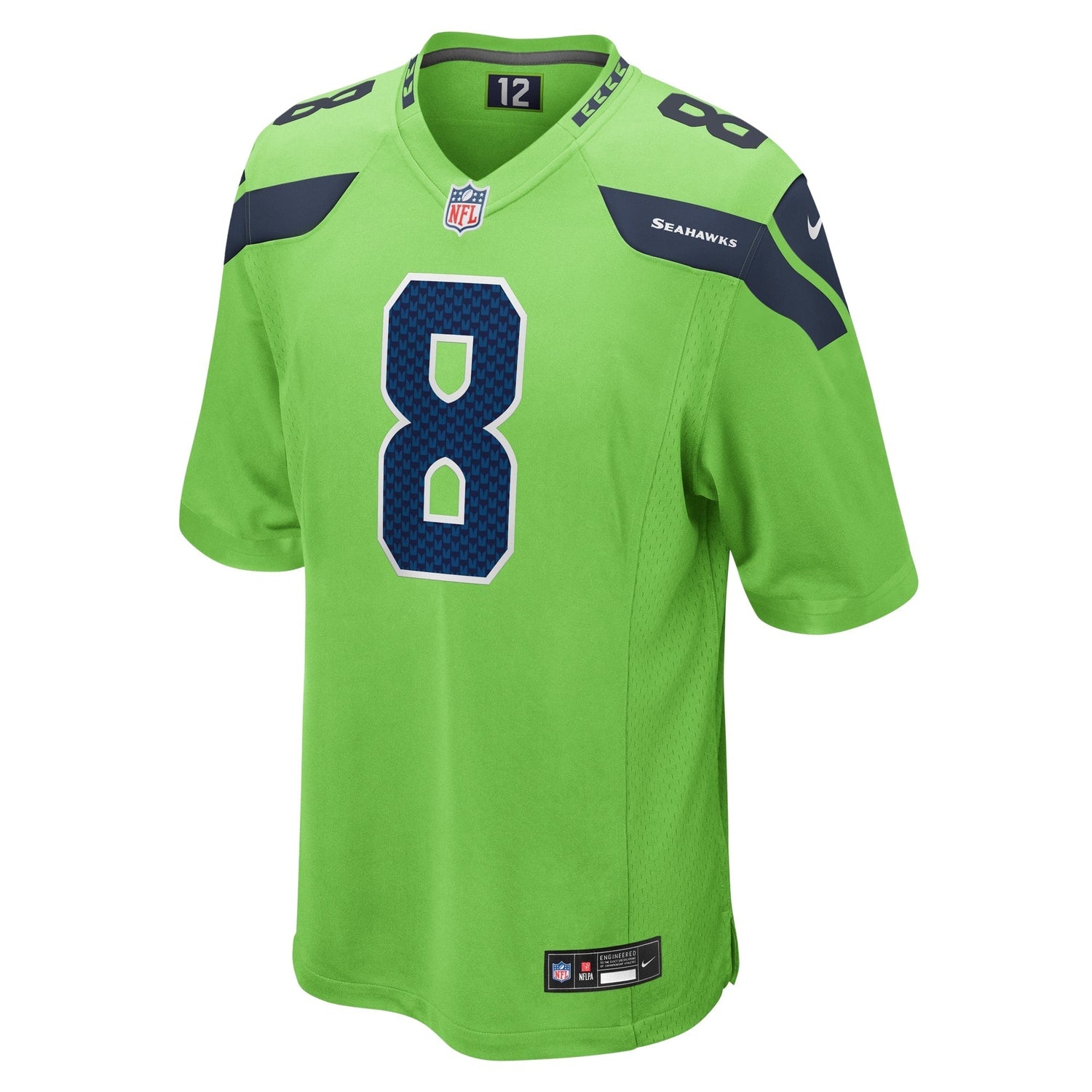 Coby Bryant Seattle Seahawks Nike  Game Jersey - Neon Green