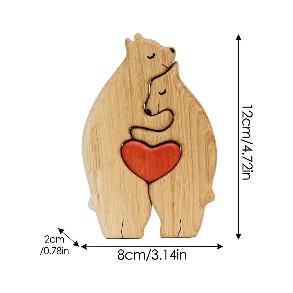 Wooden Bear Family Puzzle