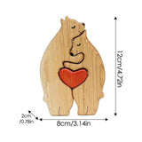 Wooden Bear Family Puzzle