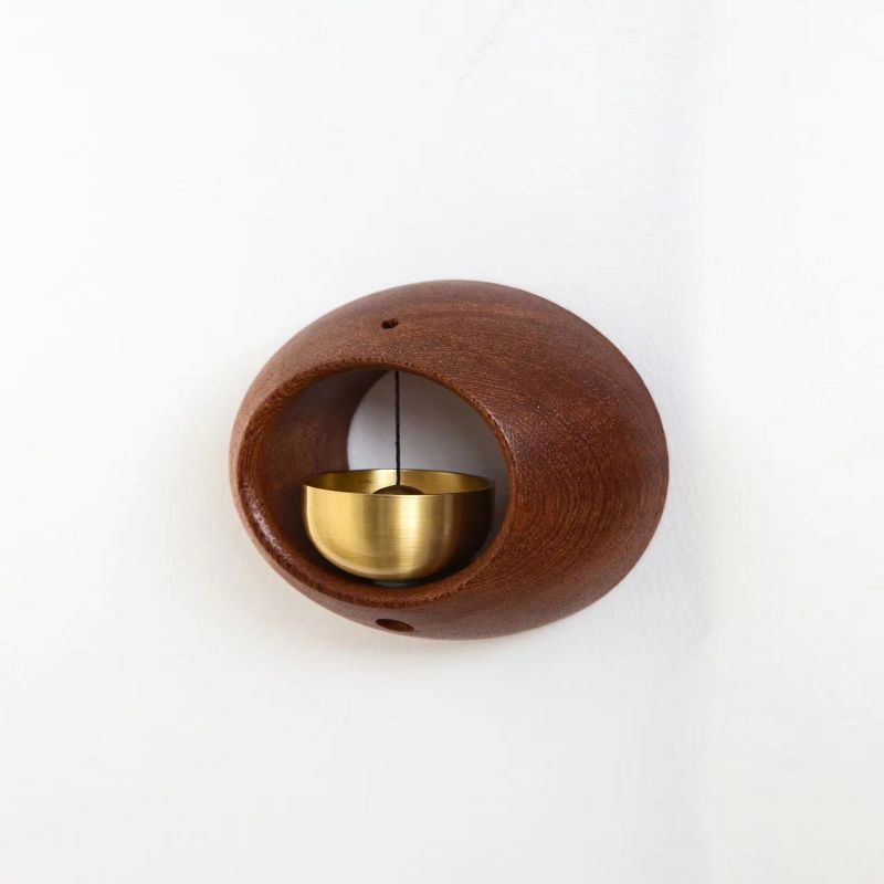 Wooden Doorbell for Small Round Eggs Entering Households
