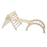 5-in-1 Montessori Wooden Climbing Gym