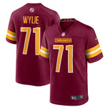Andrew Wylie Washington Commanders Nike Game   Jersey - Burgundy