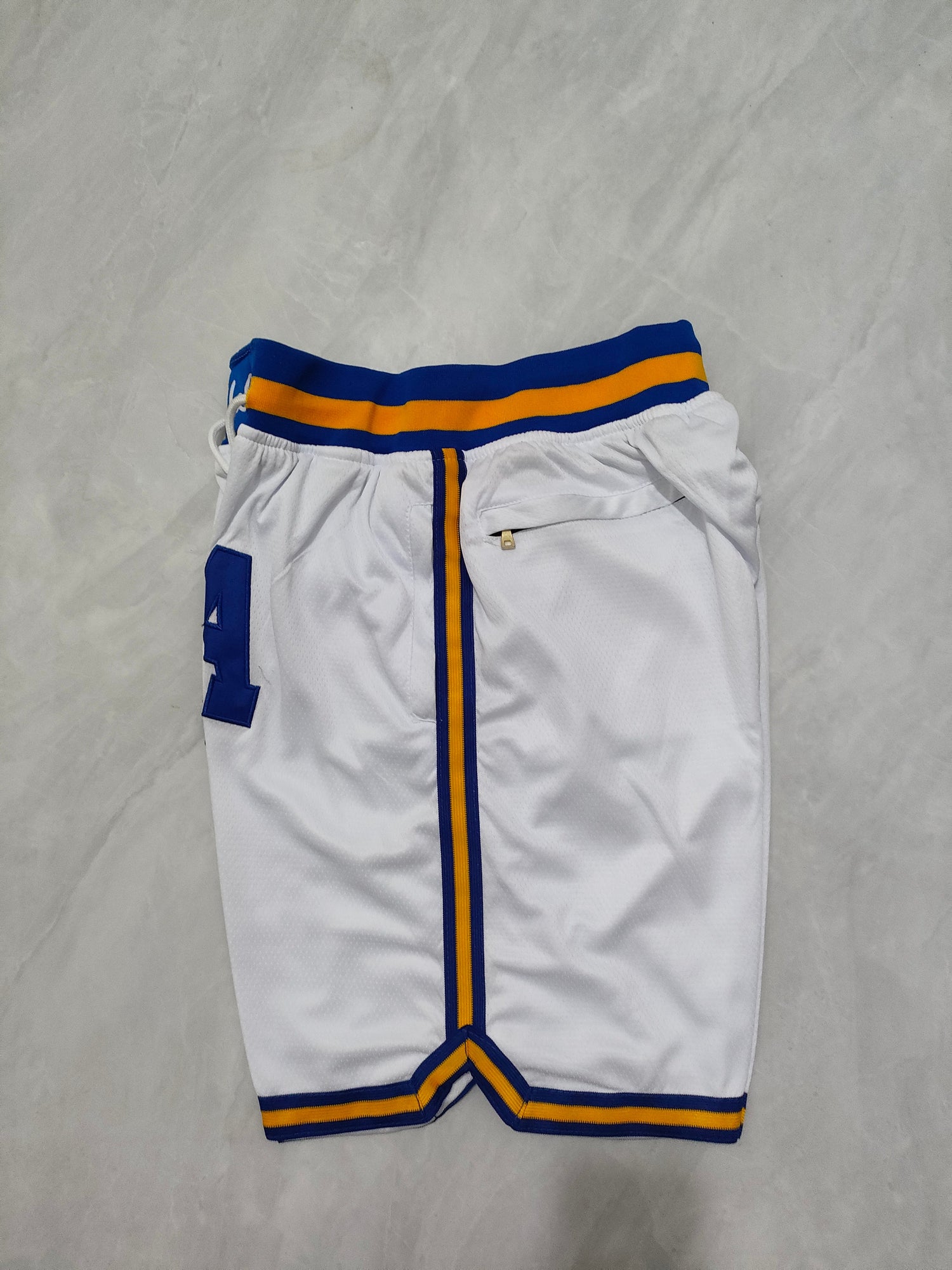 JUST DON UCLA University White Pocket Shorts
