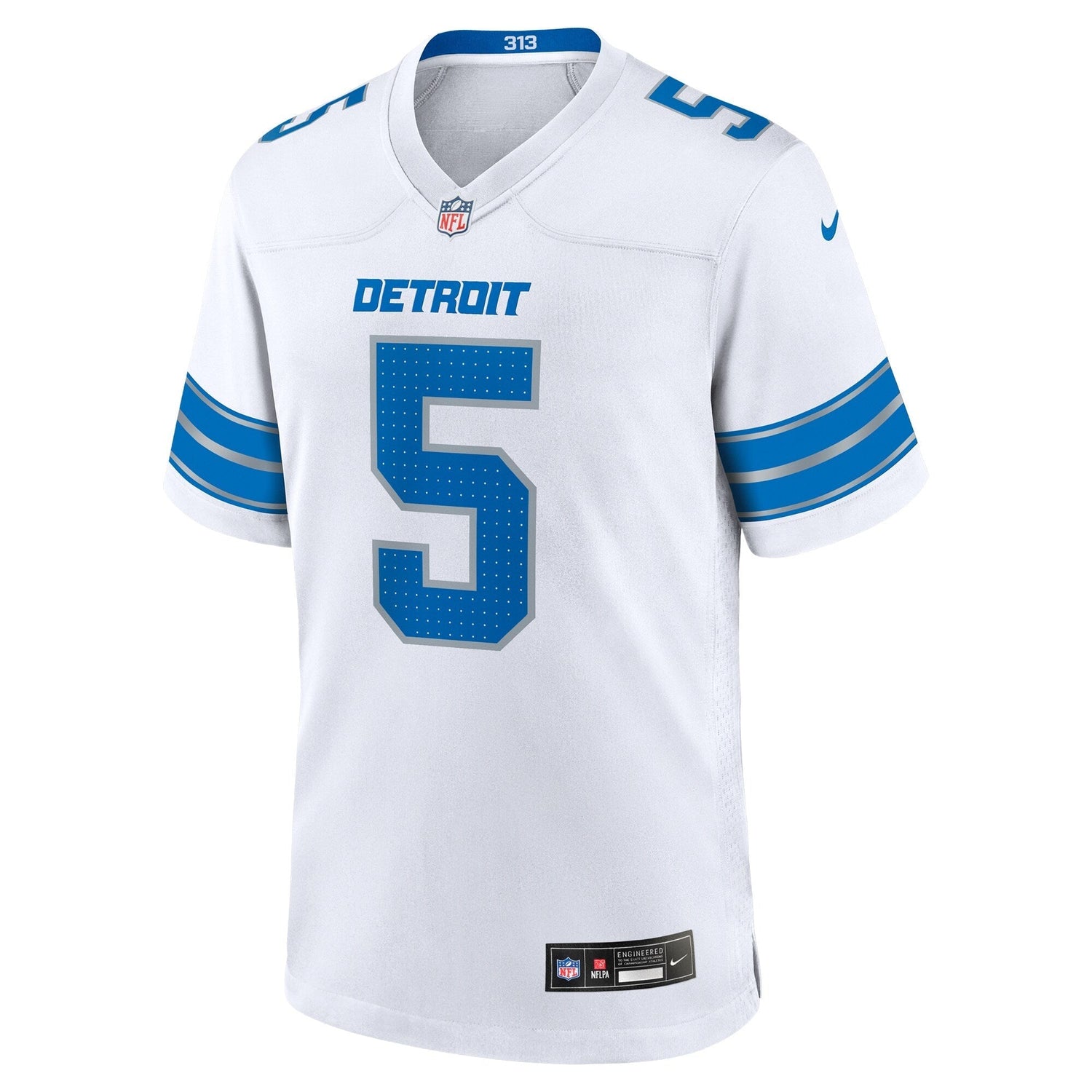 David Montgomery Detroit Lions Nike Game Jersey -  White