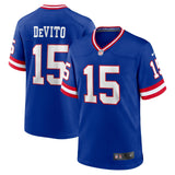 Tommy DeVito New York Giants Nike Alternate   Game Jersey - Royal