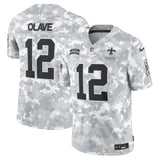 Chris Olave New Orleans Saints Nike 2024 Salute to Service Limited Jersey - Arctic Camo