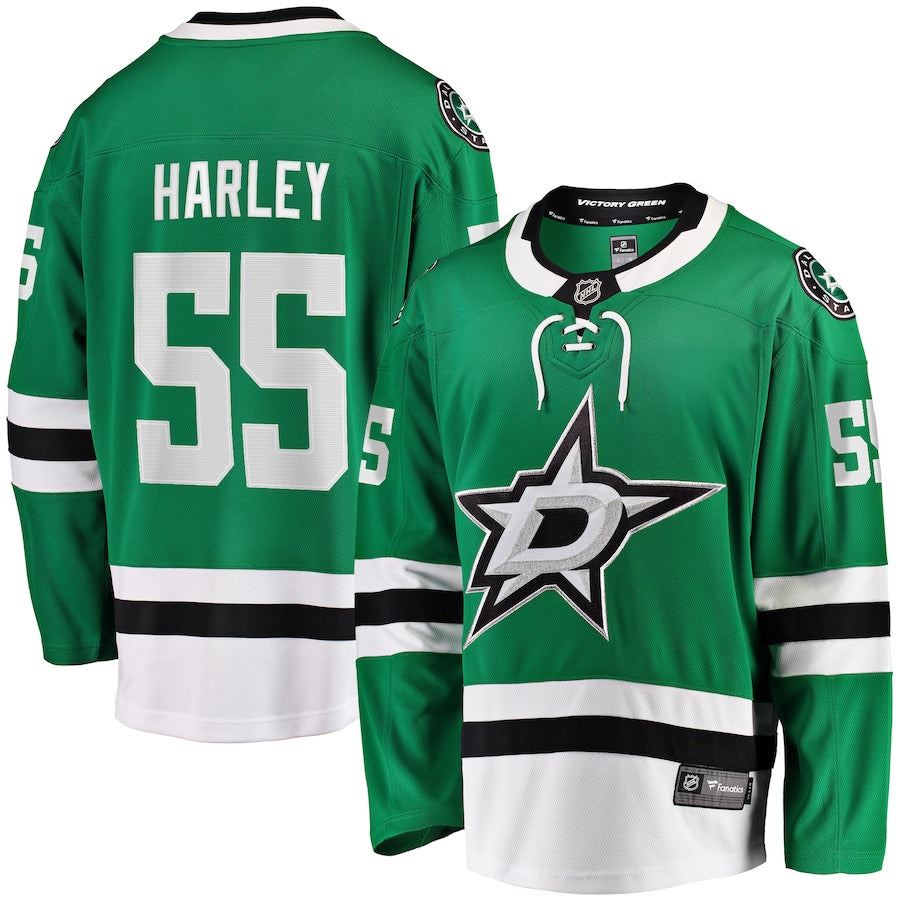 Thomas Harley Dallas Stars   Home Premier Breakaway  Jersey - Kelly Green